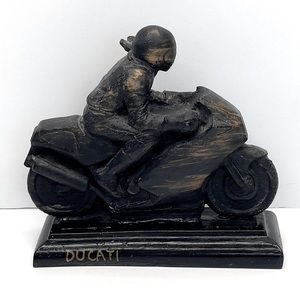 Ducati sculpture artist signed